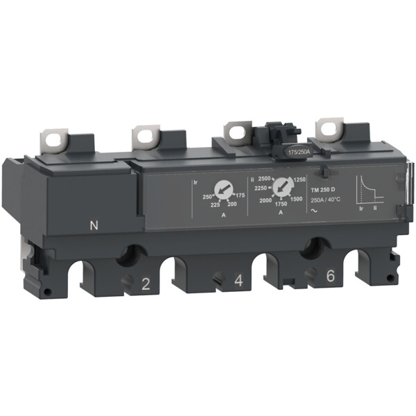 Compact nsx - déclencheur thermique-magnétique - tm-d 200a - 4p4d pour nsx250 - Schneider Electric - C254TM200