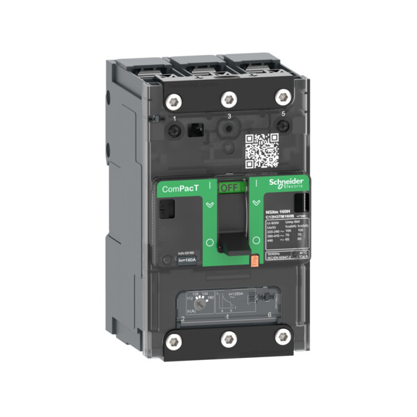Compact nsxmb - disjoncteur - tm-d 100a - 3p3d - 25ka - borne à cosses - Schneider Electric - C11B3TM100B