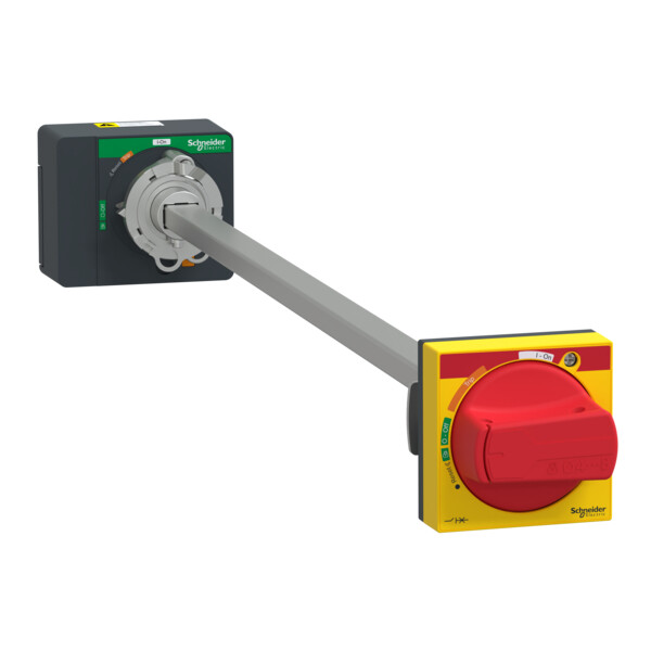 Compact nsxm - commande rotative prolongée ip65 rouge/jaune pour nsxm - Schneider Electric - LV426934T