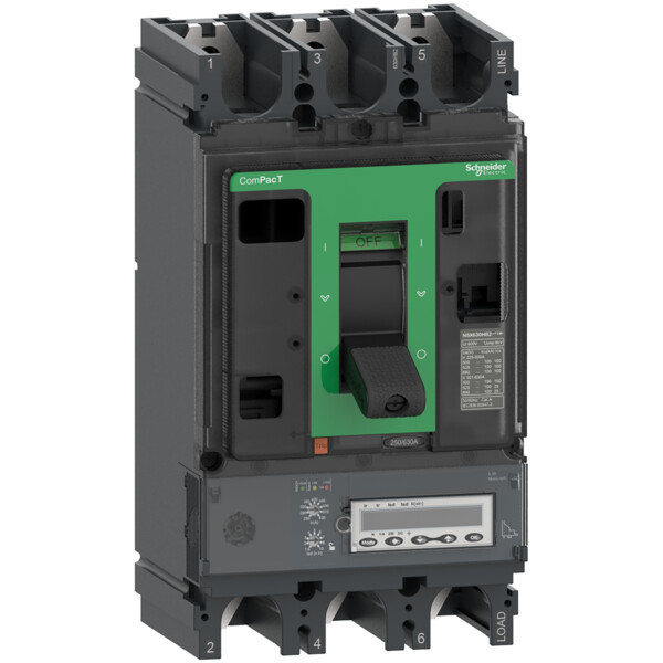 Compact nsx630r - disjoncteur - micrologic 5.3e 630a - 3p3d - 200ka - fixe - Schneider Electric - C63R35E630