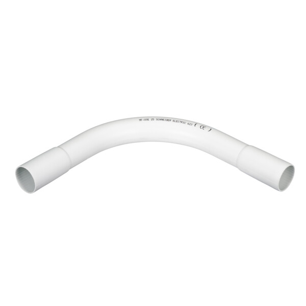 Mureva tube - coude pour conduit rigide - ø25mm - ip40 - blanc polaire - Schneider Electric - IMT56925