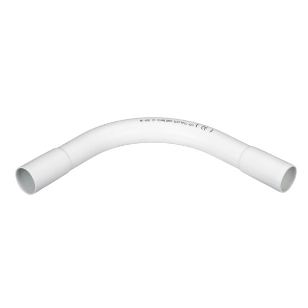 Mureva tube - coude pour conduit rigide - ø25mm - ip40 - blanc polaire - Schneider Electric - IMT56925