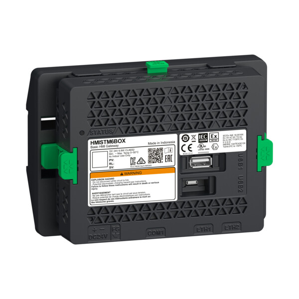 Hmistm6 - terminal basique modulaire - box gateway utilisable sans écran - Schneider Electric - HMISTM6BOX