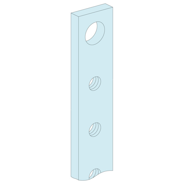 Linergy bs - jdb de fond 400a - barres taraudées 32x5 - l=1400 mm - lot de 4 - Schneider Electric - LVS04173