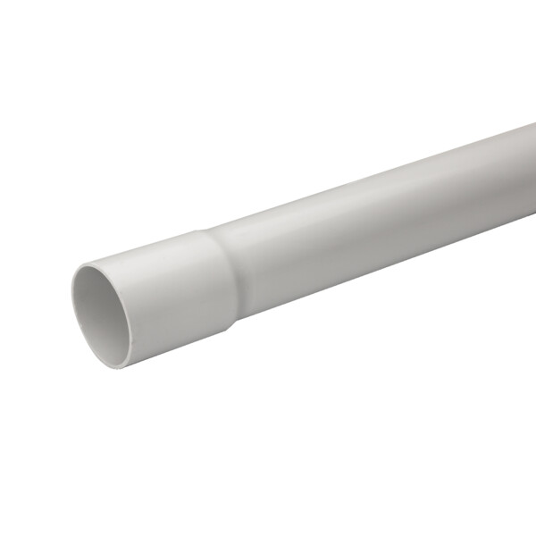Mureva tube - conduit rigide tulipé pvc gris - ø40mm/3m - au mètre linéaire - Schneider Electric - IMT50640
