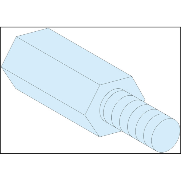 Prismaset g active - entretoise hexagonale - m6 - haut.=25mm - lot de 4 - Schneider Electric - LVS03198