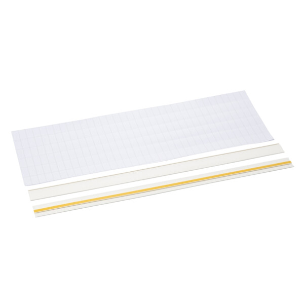 Prismaset g active - porte-étiquettes adhésives - l=650mm - h=36mm - lot de 12 - Schneider Electric - LVS08908