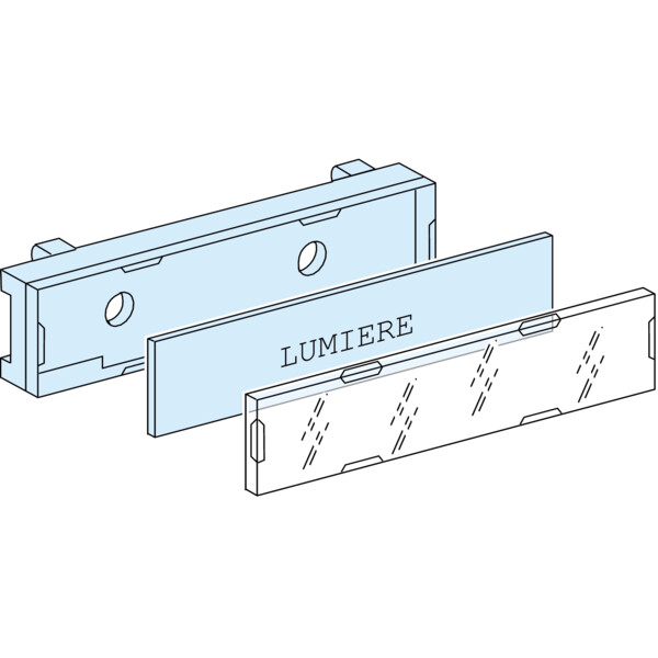 Prismaset g active - etiquettes à clipser - 25x85 - lot de 12 - Schneider Electric - LVS08917