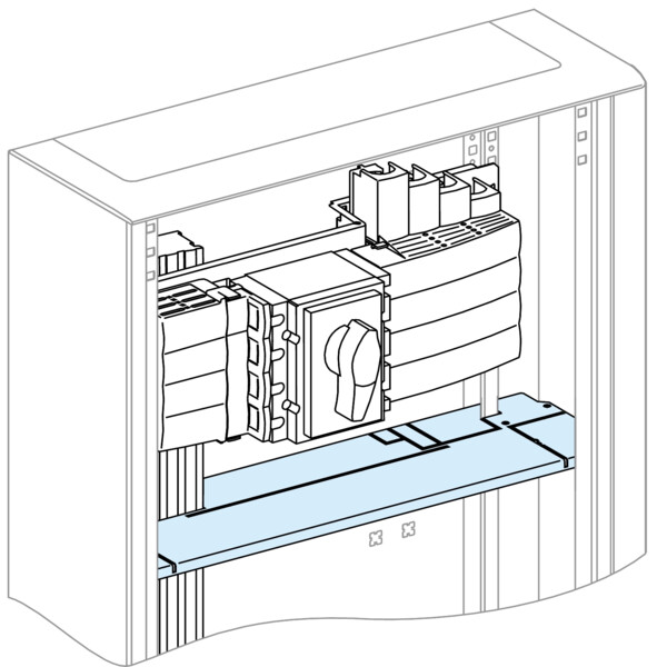 Prismaset g active - cloison horizontale uf - coffret ou armoire - l600 - Schneider Electric - LVS04331