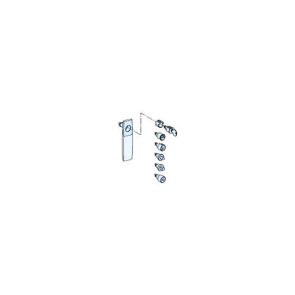 Prismaset active - barillet ip55 - 2 clés 1242 e - Schneider Electric - LVS09942