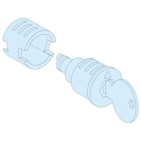 Prismaset active - barillet ip55 + 2 clés 455 - Schneider Electric - LVS09945