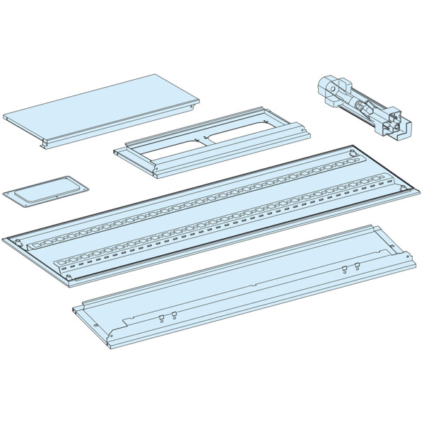 Prismaset g active - fond coffret extension l600 - ip55 - 15m - ral9003 - Schneider Electric - LVS08314
