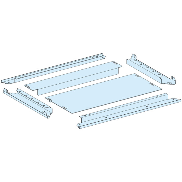 Prismaset p active - plaque passe-câbles pleine ip30 - l650 p400 - Schneider Electric - LVS08496