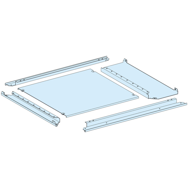 Prismaset p active - plaque passe-câbles pleine ip55 - l650+150 p400 - Schneider Electric - LVS08487