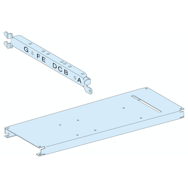 Prismaset p active - platine ns800-1600 - débrochable - 3p4p - vertical - l650 - Schneider Electric - LVS03483