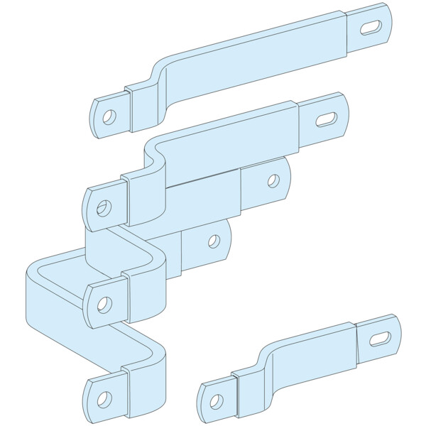 Prismaset p active - liaison jdbv nsx400/630 - horizont. fixe maneton - 4p - Schneider Electric - LVS04454