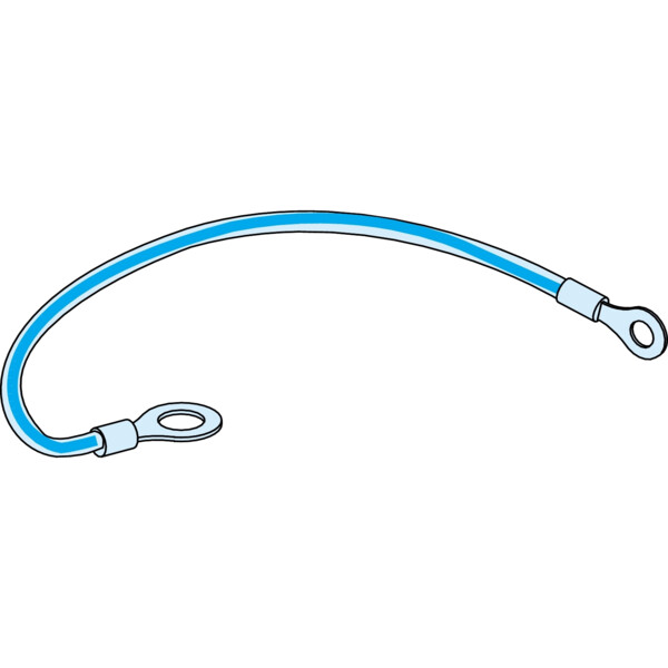 Prismaset g active - tresse de masse non isolée 6 mm² - Schneider Electric - LVS08910