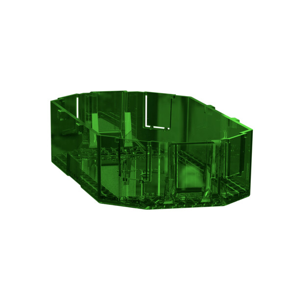 Unica system+ - boîte de fond pour support appareillage m/l - 4mod - lot de 10 - Schneider Electric - INS52153