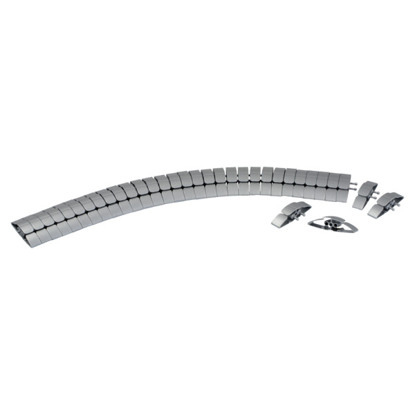 Unica system+ - passe-câbles au sol flexible et extensible - gris - Schneider Electric - INS61201