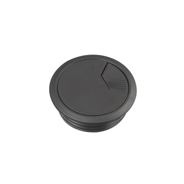 Unica system+ - œillet passe-câbles à intégrer - diamètre 60 mm - noir x2 - Schneider Electric - INS61215