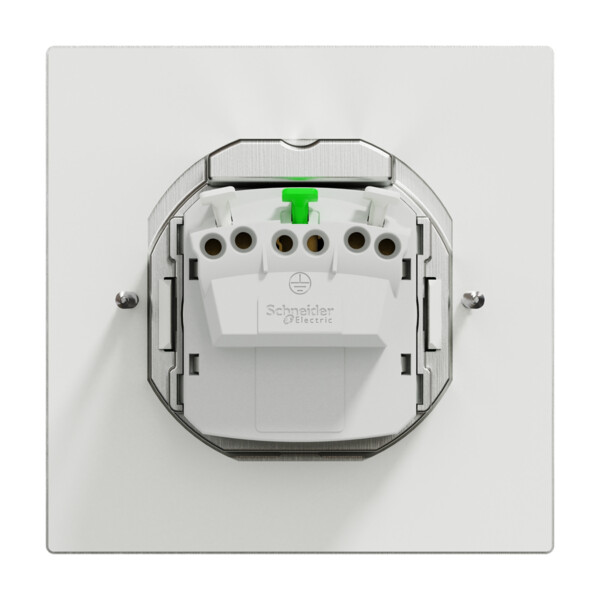 Unica system+ - prise de sol xs ik08 ip44 - 2p+t - carrée métal - Schneider Electric - INS52102