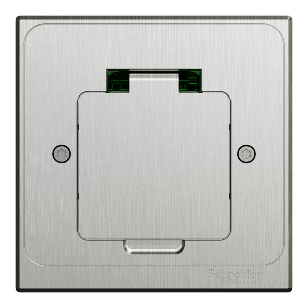 Unica system+ - prise de sol xs ik08 ip44 - 2p+t - carrée métal - Schneider Electric - INS52102
