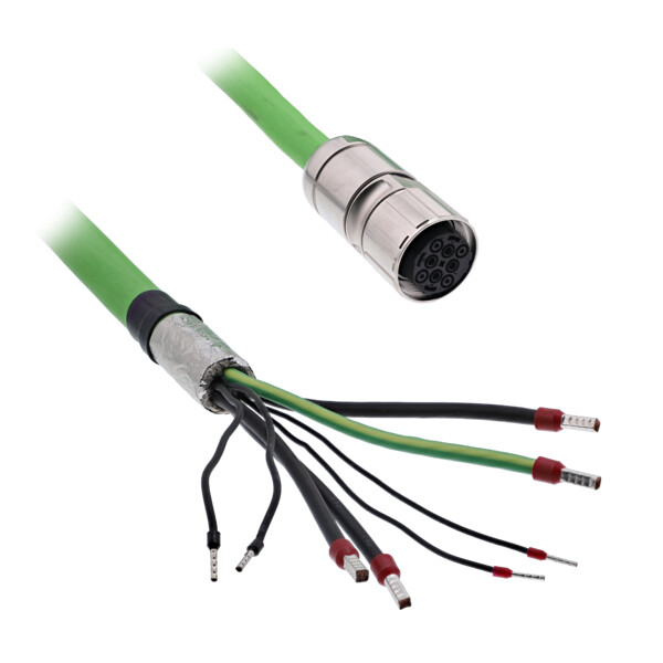 Cable moteur sh a lxm, m4 0, 10mm2, ul, 5 - Schneider Electric - VW3E1154R050