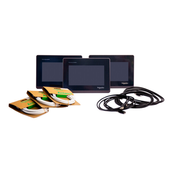 Lot de 3 ihm st6 education écran tactile 7pcs 800x480 ethernet - Schneider Electric - MD2HMIST6X3