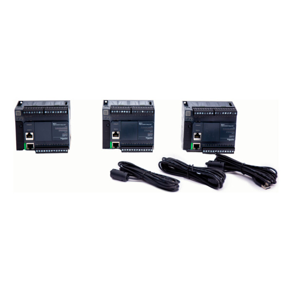 Lot de 3 m221 education 240v sorties relais - Schneider Electric - MD2M221RX3