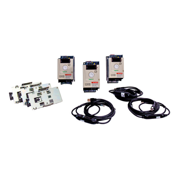 Lot de 3 atv12 education 240v 1ph 4e/2s log 1e/1s ana 1s rel - Schneider Electric - MD2ATV12X3