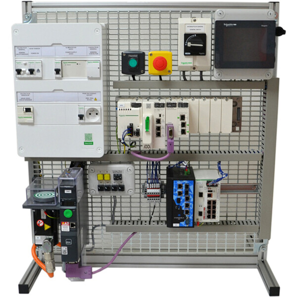 Didactique - platine de communication ethernet cybersécurité - Schneider Electric - MD1AE58ECYB