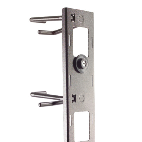 Apc Vertical Cable Organizer, 8 Cable Rings, Zero U - Schneider Electric - AR8442