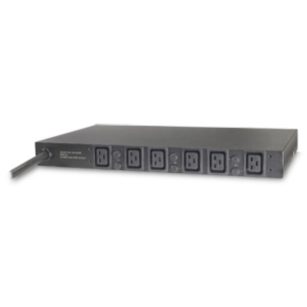 Schneider APC Rack PDU, Basic, 1U, 22kW, 400V, (6) C19 - Schneider Electric - AP7526