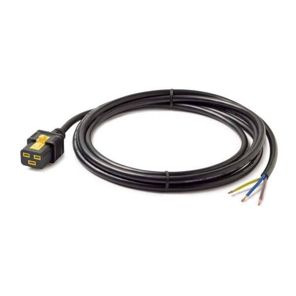 Schneider APC Power Cord, Locking C19 to Rewireable, 3.0m - Schneider Electric - AP8759