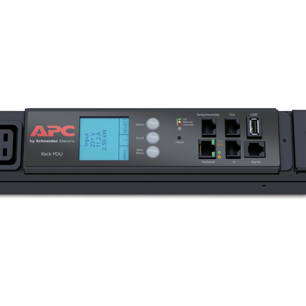 Schneider APC Rack PDU 2G Metered, Zero U, 22Kw(32A)- 230V (30)C13 & (12)C19 - Schneider Electric - AP8886