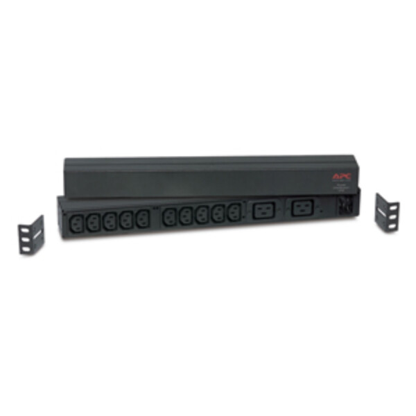 Schneider Bandeau De Prise - Simple - 1U - 16A - 208 & 230V - (10) C13 - (2) C19 - Schneider Electric - AP9559