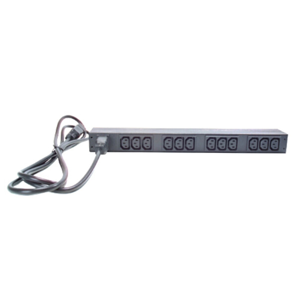 Schneider Bandeau De Prises - Simple - 1U - 16A - 208 / 230 V - (12)C13 - Schneider Electric - AP9565