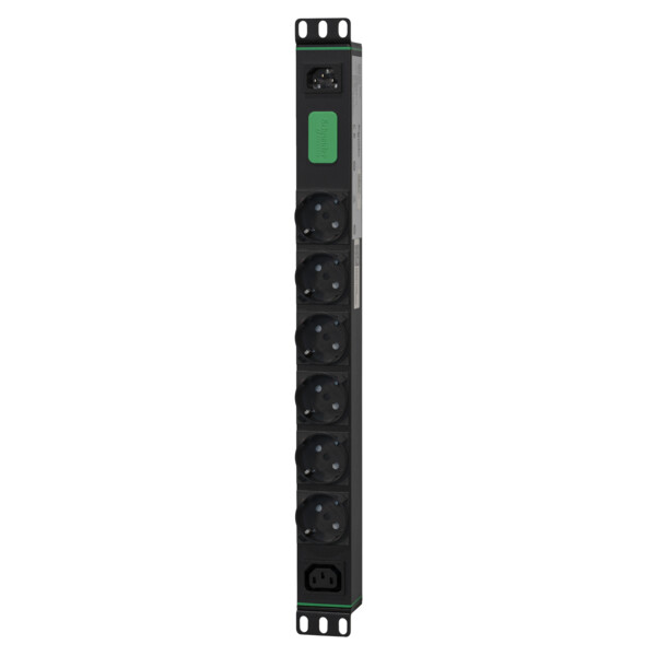 Easy rack PDU, Basic, 1U, 10A, 230V, 6 SCHUKO, 1 C13 - Schneider Electric - SEP6104G