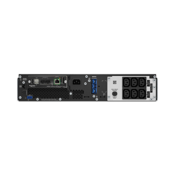 APC Smart-UPS On-Line, 1500VA/1500W, Montage Rack 2U, 230V, 6x C13 IEC, NMC - Schneider Electric - SRT1500RMXLI-NC