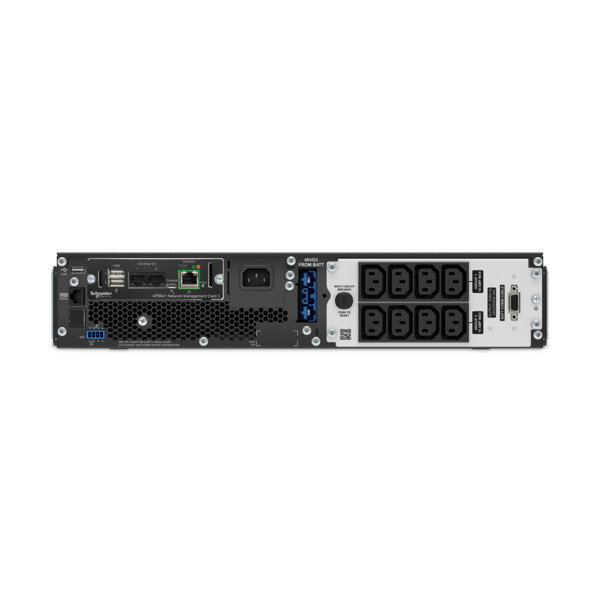 APC Smart-UPS On-Line, 1500VA, Montage Rack 2U, 230V, 8 Prises C13, NMC - Schneider Electric - SRT1500UXI-NCLI