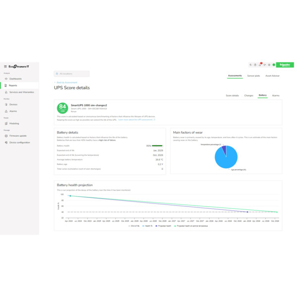 Abonnement au logiciel de monitoring et management Ecostruxure IT Expert, 1 an - Schneider Electric - SWITE1YR-DIGI