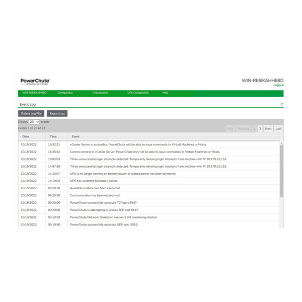 Abonnement logiciel PowerChute Network Shutdown, environement Dell VxRail - 1 an - Schneider Electric - SWPCNS1Y-DIGI