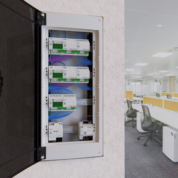 SpaceLogic KNX - DALI Broadcast Extension 4 channels/32 - Schneider Electric - MTN6825-0005