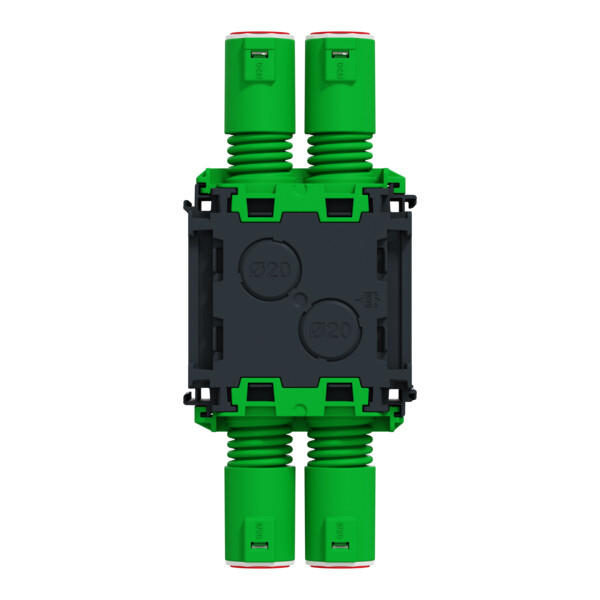 Modulo - Boîte pour incorporation béton compatible prise de sol - lot de 35 pcs - Schneider Electric - IMT80259
