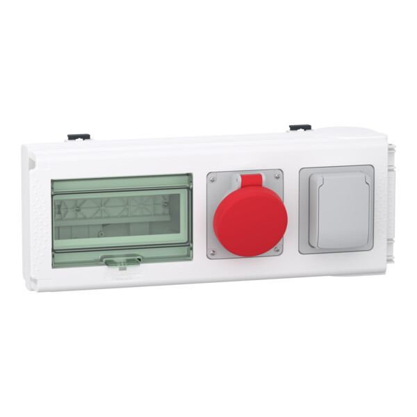 Schneider Electric Connecteur 32A avec 1 Prise Nf Et 1 Iec - Schneider Electric - KNB32CP15F