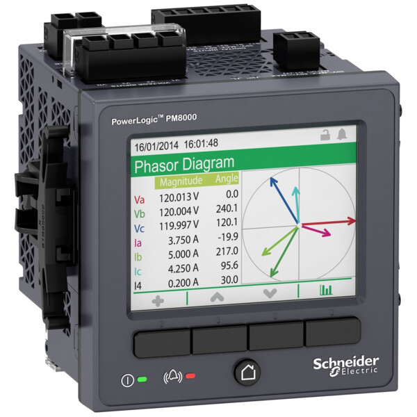 Powerlogic - centrale de mesure pm8000 - écran intégré - mid - Schneider Electric - METSEPM82401