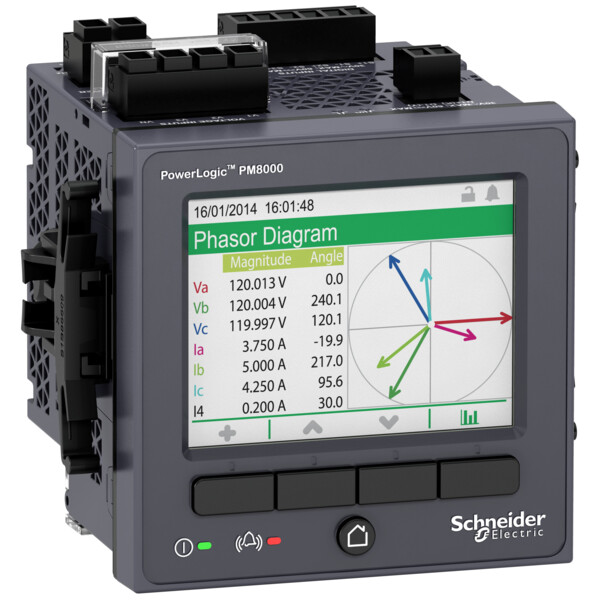 Powerlogic - centrale de mesure pm8000 - écran intégré - mid - Schneider Electric - METSEPM82401