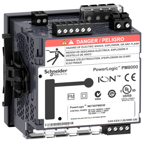 Powerlogic Pm - Centrale De Mesure - écran Intégré - Schneider Electric - METSEPM8240