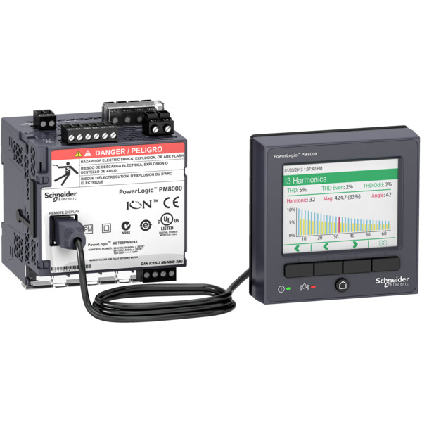 Powerlogic Pm - Pack Centrale De Mesure - Avec écran Déporté - Schneider Electric - METSEPM8244