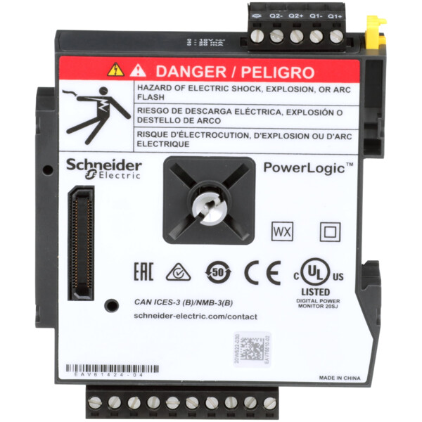 Powerlogic - Module Entrée / Sortie Analogique - Centrale De Mesure Pm8000 - Schneider Electric - METSEPM89M0024